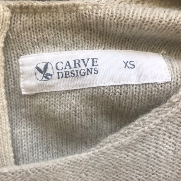 Sweater Top Block Color - Soft Wool - Picture 6 of 6